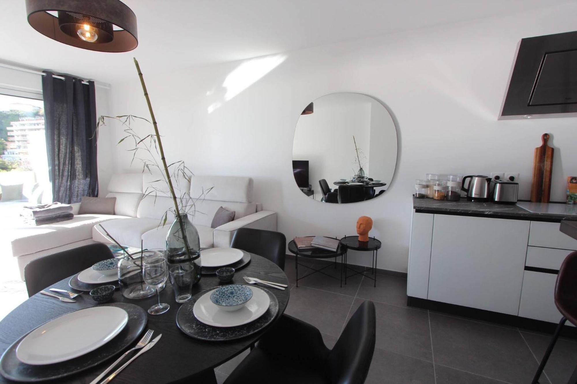 Sun Paradise Seaview&terrace Parking&pool Appartamento Beausoleil